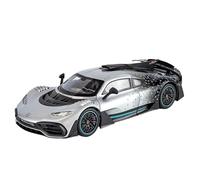 WHYMIRRJ Diecast 1:18 For Benz AMG ONE Alloy Supercar Car Model Scale Luxury Vehicle Model Kits Display Collection Souvenirs Present(Silver)
