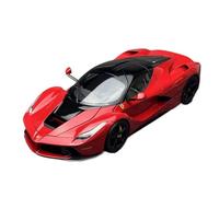 WHYMIRRJ Diecast 1/18 For Ferrari Alloy Convertible Full Drive Car Model Miniature Static Scale Vehicle Model Display Collection Present(Red Black wheels)