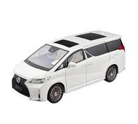 WHYMIRRJ Diecast 1：18 For Lexus LM300 MPV Alloy Car Models Realistic Exquisite Scale Vehicle Model Display Collection Souvenirs Present(White)