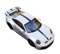 WHYMIRRJ Diecast 1:18 For Porsche 911 992 GT3 2021 Alloy Car Model Simulation Static Scale Vehicle Model Collectors Display Present(Silver)