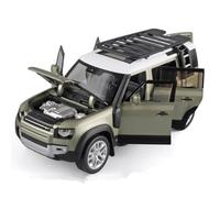 WHYMIRRJ Diecast 1:18 For Range Land Rover Defender SUV Scale Alloy Car Models Simulation Replica Vehicle Model Display Collection Present(Green)