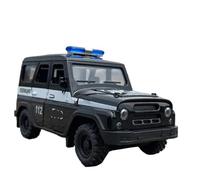 WHYMIRRJ Diecast 1/18 For UAZ Hunter Scale Alloy Car Models Realistic Metal Vehicle Model For Car Lovers Collectors Office Display Present(Black)