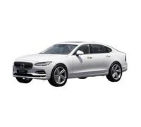 WHYMIRRJ Diecast 1:18 For Volvos S90 Scale Alloy Car Models Full Door Vehicle Model Souvenirs Collection Ornaments Present(White)