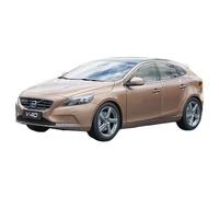 WHYMIRRJ Diecast 1:18 For Volvos V40 Alloy Car Models Scale Realistic Vehicle Model Kits Ornaments Collection Souvenirs Present(Brown)