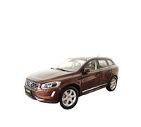 WHYMIRRJ Diecast 1:18 For Volvos XC60 SUV Scale Alloy Car Models Full Door Vehicle Model Souvenirs Collection Ornaments Present(Brown)