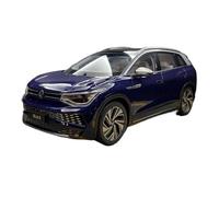 WHYMIRRJ Diecast 1:18 For VW ID.6X Alloy Car Models Scale Exquisite Metal Vehicle Model Display Collection Souvenirs Present(Purple)