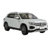 WHYMIRRJ Diecast 1:18 For VW TAYRON SUV Scale Alloy Car Models Simulation Replica Vehicle Model Display Collection Ornaments Present(White)