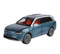 WHYMIRRJ Diecast 1:24 For AITO M9 SUV Scale Alloy Car Models Realistic Exquisite Full Door Vehicle Model Display Collection Present(Blue)