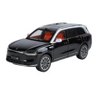 WHYMIRRJ Diecast 1:24 For AITO M9 SUV Scale Alloy Car Models Realistic Exquisite Full Door Vehicle Model Display Collection Present(Black1)