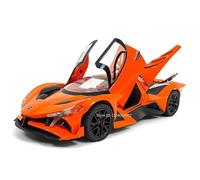 WHYMIRRJ Diecast 1:24 For Apollo EVO Spray Diecast Alloy Car Models Scale Model Kits Vehicle Model Display Collectible Present(Orange)