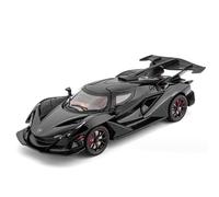 WHYMIRRJ Diecast 1:24 For Apollo Intensa Emozione IE Alloy Sports Car Model Scale Exquisite Metal Vehicle Model Collectors Present(IE Black)