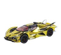 WHYMIRRJ Diecast 1:24 For Apollo Project EVO Alloy Sports Car Model Fashion Scale Vehicle Model Kits Display Collection Souvenirs Present(Gold)