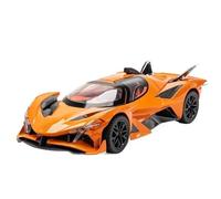 WHYMIRRJ Diecast 1:24 For Apollo Project EVO Scale Alloy Sports Car Model Luxury Miniature Vehicle Model Display Collection Present(Orange)