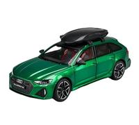WHYMIRRJ Diecast 1/24 For Audi RS6 Avant Station Wagon Scale Alloy Car Models Luxury Miniature Vehicle Model Display Collection Present(Green)