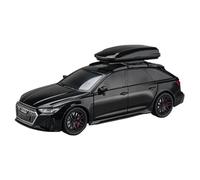 WHYMIRRJ Diecast 1/24 For Audi RS6 Avant Station Wagon Scale Alloy Car Models Luxury Miniature Vehicle Model Display Collection Present(Black)