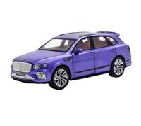 WHYMIRRJ Diecast 1:24 For Bentayga SUV Alloy Car Models Exquisite Scale Vehicle Model Display Decor Collection Souvenirs Present(Purple)