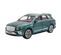 WHYMIRRJ Diecast 1:24 For Bentayga SUV Scale Alloy Car Models Realistic Pre-built Metal Vehicle Model Display Collection Present(Green)