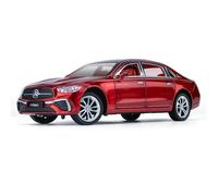 WHYMIRRJ Diecast 1:24 For Benz C260 Scale Alloy Car Models Realistic Pre-built Metal Vehicle Model Display Collection Present(Red)