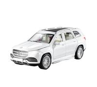 WHYMIRRJ Diecast 1:24 For Benz GLS580 SUV Scale Alloy Car Models Realistic Pre-built Metal Vehicle Model Display Collection Present(White)