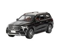 WHYMIRRJ Diecast 1:24 For Benz GLS63 Alloy Car Models Simulation Exquisite Scale Vehicle Model Display Collection Souvenirs Present(Black)