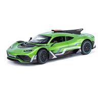 WHYMIRRJ Diecast 1:24 For Benz ONE Sports Car Alloy Car Models Scale Model Kits Openable Doors Collection Display Ornaments Present(Green)