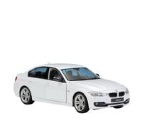 WHYMIRRJ Diecast 1:24 For BMW 3 Series 335i Alloy Car Models Realistic Exquisite Scale Vehicle Model Display Collection Souvenirs Present(White)