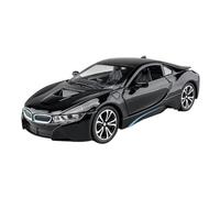 WHYMIRRJ Diecast 1:24 For BMW I8 Scale Alloy Car Model Realistic Exquisite Full Door Vehicle Model Display Collection Present(Black)