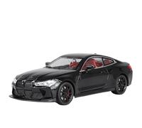 WHYMIRRJ Diecast 1:24 For BMW M4 G82 Coupe Alloy Sports Car Model Scale Exquisite Metal Vehicle Model Collectors Ornaments Present(Black)