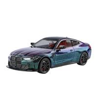 WHYMIRRJ Diecast 1:24 For BMW M4 IM Supercar Scale Alloy Car Models Simulation Metal Vehicle Model For Office Or Home Decor Present(Purple)