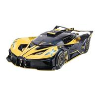 WHYMIRRJ Diecast 1:24 For Bugatti Bolide Alloy Sport Car Model Scale Luxury Fashion Metal Vehicle Model Display Collectors Present(Yellow)