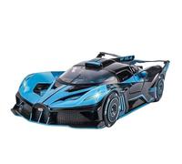 WHYMIRRJ Diecast 1:24 For Bugatti Bolide Alloy Sport Car Model Scale Luxury Fashion Metal Vehicle Model Display Collectors Present(Blue)