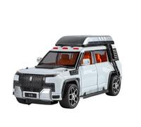WHYMIRRJ Diecast 1:24 For BYD Yangwang U8 Alloy Car Models Scale Fashion Metal Vehicle Model Display Collection Souvenirs Present(White)