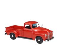 WHYMIRRJ Diecast 1:24 For Chevrolet 3100 Pickup 1950 Scale Alloy Car Models Simulation Metal Vehicle Model Collectors Display Present(Red)