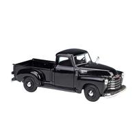WHYMIRRJ Diecast 1:24 For Chevrolet 3100 Pickup 1950 Scale Alloy Car Models Simulation Metal Vehicle Model Collectors Display Present(Black)