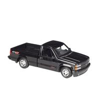 WHYMIRRJ Diecast 1:24 For Chevrolet 454 SS Alloy Pickup Car Models Exquisite Scale Vehicle Model Kits Display Collection Souvenirs Present(Black)