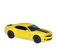 WHYMIRRJ Diecast 1:24 For Chevrolet Camaro SS RS ZL1Alloy Car Models Simulation Scale Vehicle Model Kits For Display Car Lovers Present(Yellow)