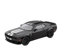 WHYMIRRJ Diecast 1:24 For Dodge Challenger SRT Alloy Racing Car Model Scale Luxury Metal Vehicle Model Collectors Ornaments Present(Black)