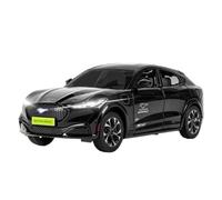 WHYMIRRJ Diecast 1:24 For Ford Mustang Mach-E Scale Alloy Car Models Openable Doors Vehicle Model Display Decorative Souvenirs Present(Black)
