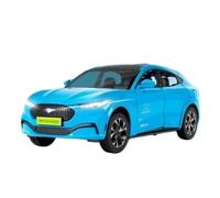 WHYMIRRJ Diecast 1:24 For Ford Mustang Mach-E Scale Alloy Car Models Openable Doors Vehicle Model Display Decorative Souvenirs Present(Blue)