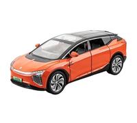 WHYMIRRJ Diecast 1:24 For HiPhi X SUV Scale Alloy Car Models Full Door Vehicle Model Display Decor Ornaments Collection Present(Orange)