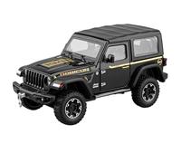WHYMIRRJ Diecast 1:24 For Jeeps Wrangler Rubicon Scale Alloy Car Models Simulation Metal Vehicle Model Collectors Office Display Present(Black)