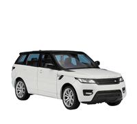 WHYMIRRJ Diecast 1:24 For Land Range Rover Sports SUV Scale Alloy Car Models Realistic Exquisite Pre-built Metal Vehicle Model Present(White)