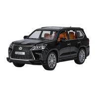 WHYMIRRJ Diecast 1：24 For Lexus LX570 SUV Scale Alloy Car Models Simulation Luxury Metal Vehicle Model Display Collection Present(Black)