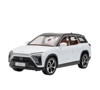 WHYMIRRJ Diecast 1:24 For NIO ES8 Scale Diecast Alloy Car Models Openable Doors Collectible Model Decorative Souvenirs Present(White)