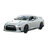 WHYMIRRJ Diecast 1:24 For Nissan Skyline Ares GTR R35 Alloy Racing Car Model Fashion Scale Vehicle Model Kits Collection Souvenirs Present(White)