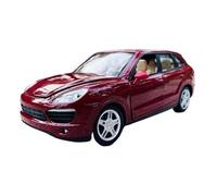 WHYMIRRJ Diecast 1:24 For Porsche Cayenne Panamera Alloy Car Models Openable Doors Realistic Car Models Decorative Souvenirs Present(Red)
