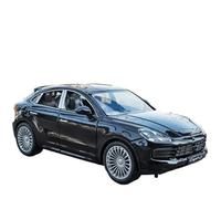 WHYMIRRJ Diecast 1:24 For Porsche Cayenne SUV Scale Alloy Car Models Simulation Pre-built Metal Vehicle Model Display Collection Present(Black)