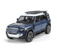 WHYMIRRJ Diecast 1：24 For Range Rover Defender SUV Scale Alloy Car Models Exquisite Openable Door Vehicle Model Collection Ornaments Present(Blue)