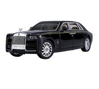 WHYMIRRJ Diecast 1:24 For Rolls-Royce Phantom Scale Alloy Car Models Luxury Fashion Vehicle Model For Car Enthusiasts Collection Present(Black)