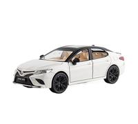 WHYMIRRJ Diecast 1:24 For Toyota Camry Scale Alloy Car Models Simulation Luxury Metal Vehicle Model Display Collection Present(White)